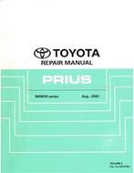 2003 TOYOTA PRIUS WERKPLAATSHANDBOEK ENGELS, Auto diversen, Handleidingen en Instructieboekjes