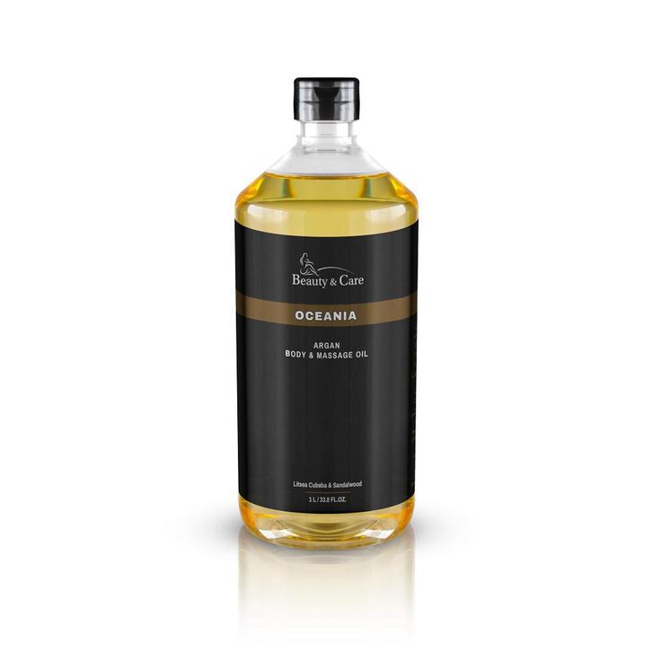 Beauty & Care Oceanië Argan massage olie 1 liter 1 L.  new, Sport en Fitness, Massageproducten, Nieuw, Ophalen of Verzenden