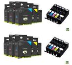 Geschikt AANBIEDING Canon pgi-550 XL en cli-551 XL serie 10X, Nieuw, Cartridge, Inktmedia