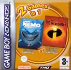2 Games in 1 Finding Nemo + The Incredibles-Standaard (GBA), Ophalen of Verzenden, Zo goed als nieuw