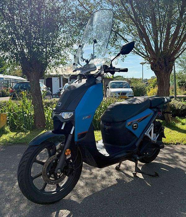 Super Soco CPX 45km/u Blauw 2024, Fietsen en Brommers, Scooters | Overige merken, Verzenden