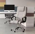 Ergonomische Grijze Bureaustoel – Verstelbaar &amp; Schommel, Verzenden, Nieuw