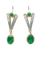 Zonder Minimumprijs - Oorbellen - 9 kt. Zilver, Geel goud, Sieraden, Tassen en Uiterlijk, Oorbellen, Nieuw