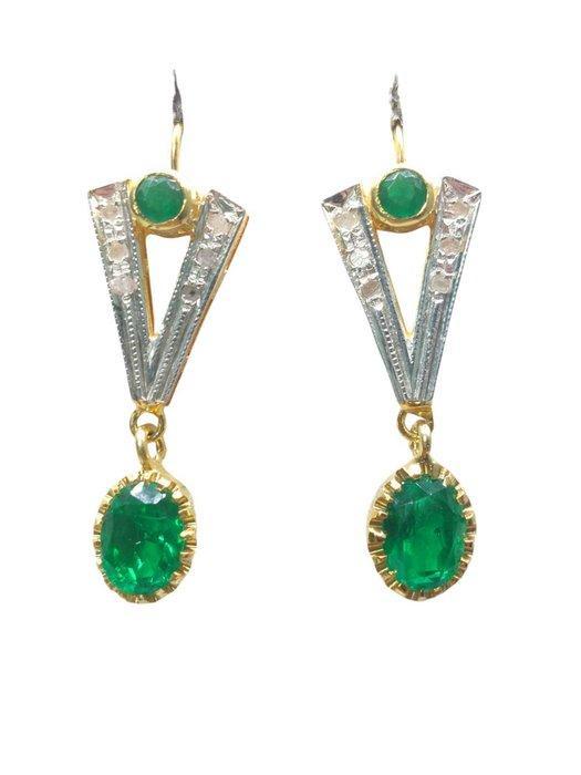 Zonder Minimumprijs - Oorbellen - 9 kt. Zilver, Geel goud, Sieraden, Tassen en Uiterlijk, Oorbellen