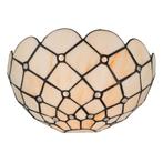 Tiffany wandlamp - B 25 CM x H 14 CM (Art. 7705), Huis en Inrichting, Lampen | Wandlampen, Verzenden, Nieuw