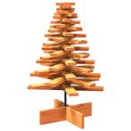 Kerstdecoratie kerstboom 80 cm massief grenenhout wasbruin, Huis en Inrichting, Verzenden, Nieuw