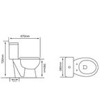 Duoblok BWS Clean Staand Compleet Glans Wit PK, Ophalen of Verzenden, Nieuw