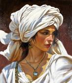 Luigi Basile (XX-XXI) - Nobiltà avvolta nel bianco, Antiek en Kunst