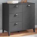 vidaXL Dressoir VIKEN 80x40x80 cm bewerkt hout, Huis en Inrichting, Verzenden, Nieuw, 50 tot 100 cm, 25 tot 50 cm
