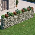 vidaXL Gabion plantenbak verhoogd 470x50x100 cm, 100 cm of meer, Verzenden, Nieuw, Metaal