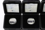 Nederland. 1 Gulden 2001 4x zilveren gulden Beatrix