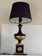 Tafellamp - Empire-stijl - Hout / Textiel, goudkleurig, enz.