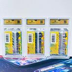 Pokémon Graded booster pack - 3x Base Set 1st Edition Graded, Nieuw