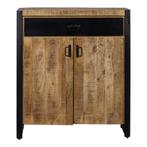 Mangohouten Kast Britt 100 cm, Verzenden, Nieuw