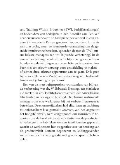 De kunst van Kaizen 9789032510688, Boeken, Studieboeken en Cursussen, Zo goed als nieuw, Verzenden