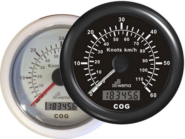 SNELHEIDSMETER GPS 60 KNP - 110 KM KOMPAS -WEMA, Watersport en Boten, Bootonderdelen, Nieuw, Zeilboot of Motorboot, Ophalen of Verzenden