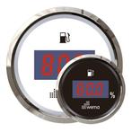 Wema Brandstofmeter Digitaal Silver Gauge Serie-Zwart, Watersport en Boten, Bootonderdelen, Ophalen of Verzenden, Nieuw