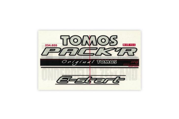 Tomos Sticker PackR Frame, Fietsen en Brommers, Brommeronderdelen | Algemeen, Nieuw, Ophalen of Verzenden