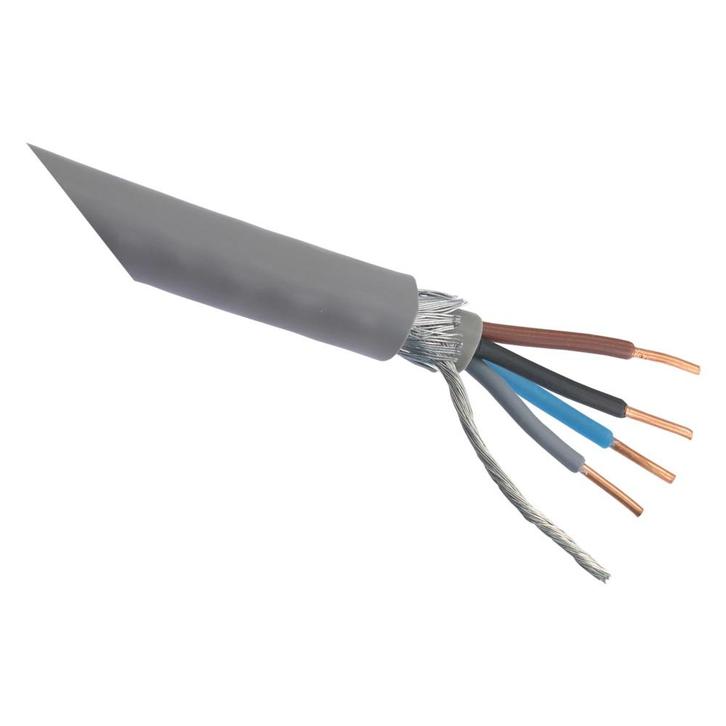 XMVK-as grondkabel 4 x 2.5 mm2 - 100 meter, Doe-het-zelf en Verbouw, Elektra en Kabels, Ophalen of Verzenden