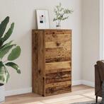 vidaXL Dressoir met 6 lades 50x34x96 cm bewerkt hout oud, Verzenden, Nieuw, Overige houtsoorten