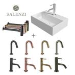 Salenzi Fonteinset Spy 40x30 cm Glans Wit (Keuze uit 8, Nieuw, Overige typen, Ophalen of Verzenden