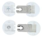 2 Starx klep inboorscharnieren compact wit 35 mm, Doe-het-zelf en Verbouw, Verzenden, Nieuw