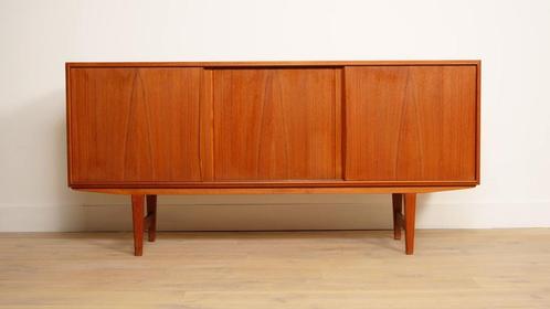 Vintage dressoir | Schuifdeuren | Scandinavisch design | 165, Huis en Inrichting, Kasten | Dressoirs, Ophalen of Verzenden