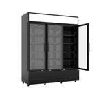 Koelkast 3 Glasdeuren 1065L  FCU-1200 BL, Gebruikt, Koelen en Vriezen