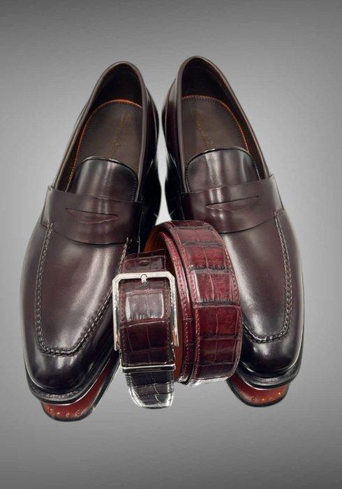 Santoni - Platte schoenen - Maat: EU 43 - Nieuw in doos, Kleding | Heren, Schoenen