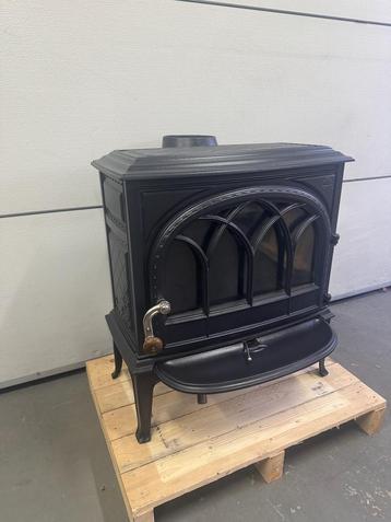 Prachtige Jotul F400 houtkachel in Blue Black emaille beschikbaar voor biedingen