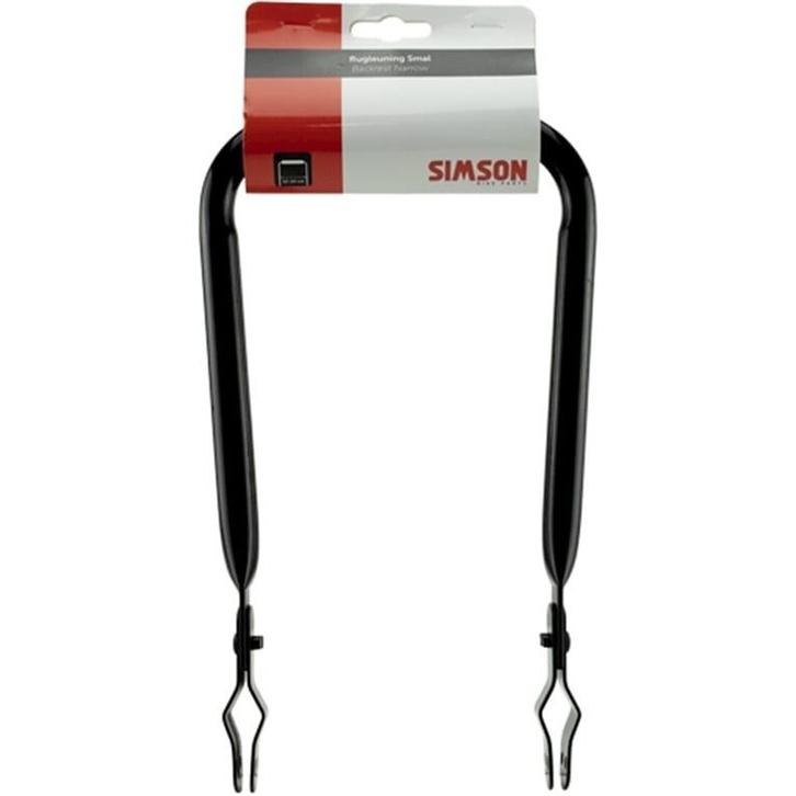 Simson Rugsteun Rugleuning  zwart voor Smalle bagagedragers, Fietsen en Brommers, Fietsaccessoires | Fietsstoeltjes, Nieuw, Verzenden