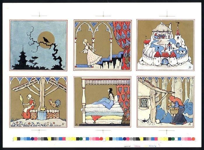 Anton Pieck (1895-1987) - De Verwaende Haen proefdruk 1984, Antiek en Kunst, Antiek | Overige Antiek