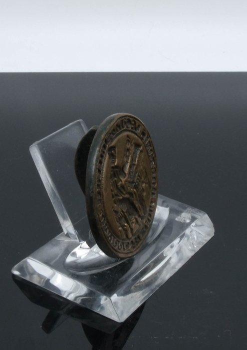 Baroktijd Brons Petschaft - 3.5 cm, Verzamelen, Mineralen en Fossielen