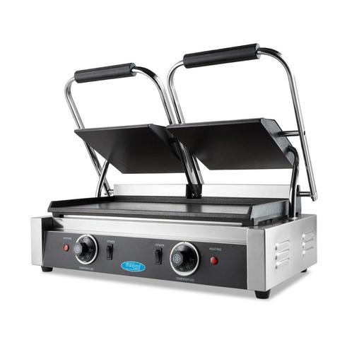 Contactgrill - Glad - Dubbele Grillplaat - 2 x 22 cm, Witgoed en Apparatuur, Contactgrills, Nieuw, Verzenden