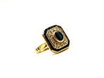 Ring - 18 karaat Geel goud Saffier - Diamant, Sieraden, Tassen en Uiterlijk
