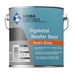 Sigmetal Neofer Decor Semi-Gloss - WIT - 0,5 liter -, Doe-het-zelf en Verbouw, Verf, Beits en Lak, Nieuw