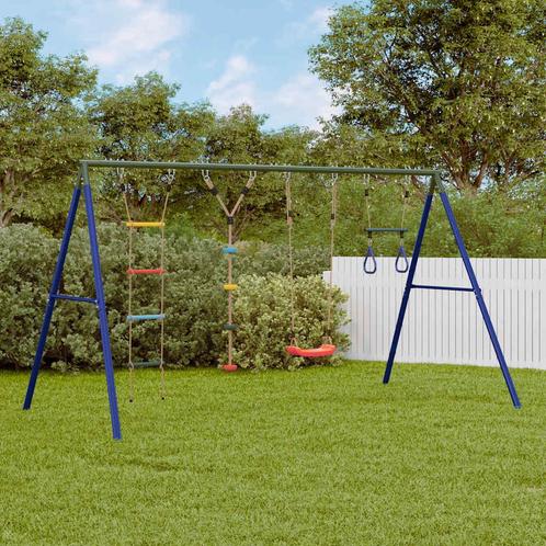 vidaXL Schommelset met schommel, trapeze, ladder en klimtouw, Kinderen en Baby's, Speelgoed | Buiten | Speeltoestellen, Nieuw