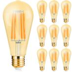 Voordeelpak 10x LED Lamp E27 Edison Filament - Brinton -, Huis en Inrichting, Led-lamp, Soft of Flame, Nieuw, E27 (groot)