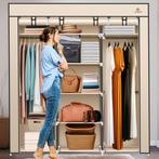 KESSER® Kledingkast in Stof en Metaal 150x45x175cm - opvouwb, Verzenden, Nieuw
