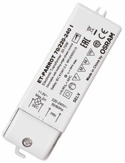 OP=OP Osram trafo ET-Parrot 70/220-240 I, Huis en Inrichting, Lampen | Overige, Nieuw, Ophalen of Verzenden