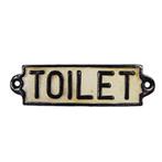GIETIJZEREN TOILET-PLAATJE (Beeldjes - Decoratie), Verzenden