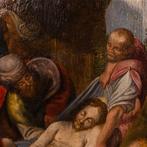 graflegging van Christus, Olieverf op paneel - Hout -