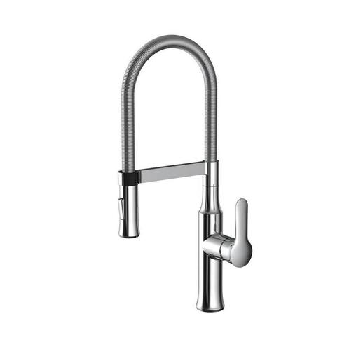 Keukenmengkraan Sapho Jessy 1-hendel 50.5 cm met Uittrekbare, Doe-het-zelf en Verbouw, Sanitair, Kraan, Nieuw, Chroom, Ophalen of Verzenden