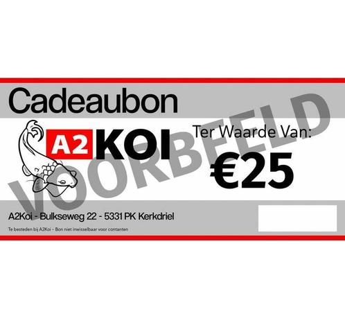 €25,- Cadeaubon A2KOI | A2KOI, Tickets en Kaartjes, Kortingen en Cadeaubonnen