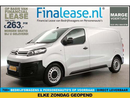 Citroën Jumpy 1.6 BlueHDI L2H1 MARGE Airco Cruise PDC €263pm, Auto's, Bestelauto's, Lease, Handgeschakeld, Diesel, Citroën, Zilver of Grijs