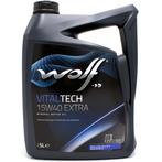 Wolf Vitaltech 15W40 Extra Motorolie 5 Liter, Auto diversen, Ophalen of Verzenden
