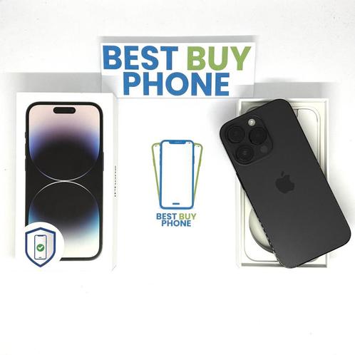 ≥ iPhone 14 Pro 512GB zwart /krasvrij scherm /100% batt /garan