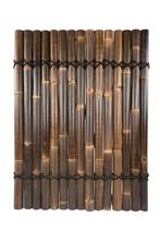 Bamboescherm zwart half rond 120x90cm, Nieuw, Verzenden