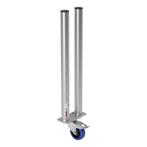 FORTEX STAGE750 dubbele poot met zwenkwiel/rem podiumhoogte, Muziek en Instrumenten, Verzenden, Nieuw