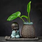 Vaas Mini Keramiek Gezicht Kleine Boeddha, Nieuw, Verzenden